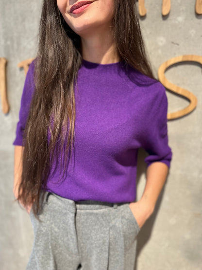 MG-Pulli "Phyllis 1/2 arm Rundhals" - Versch. Farben