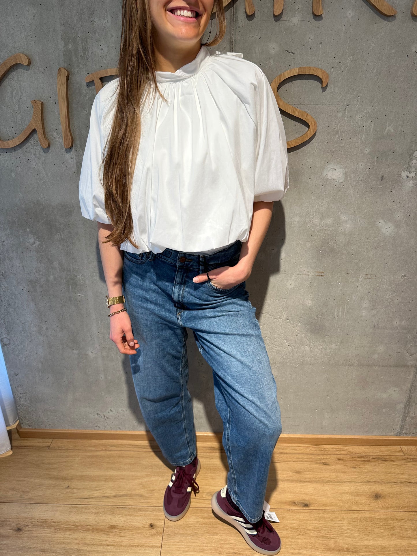 Schluppenbluse "Shosha 1/2arm" - Versch. Farben