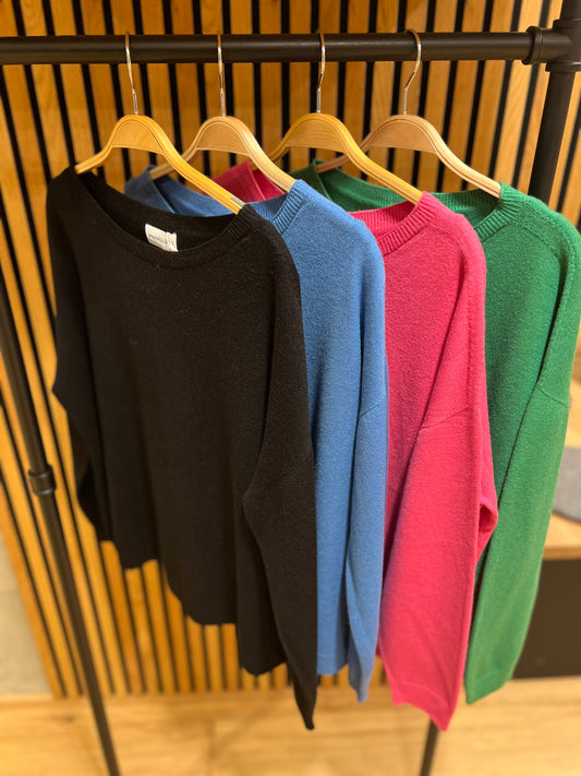 MG-Pulli "Mara Rundhals kürzer" - Versch. Farben