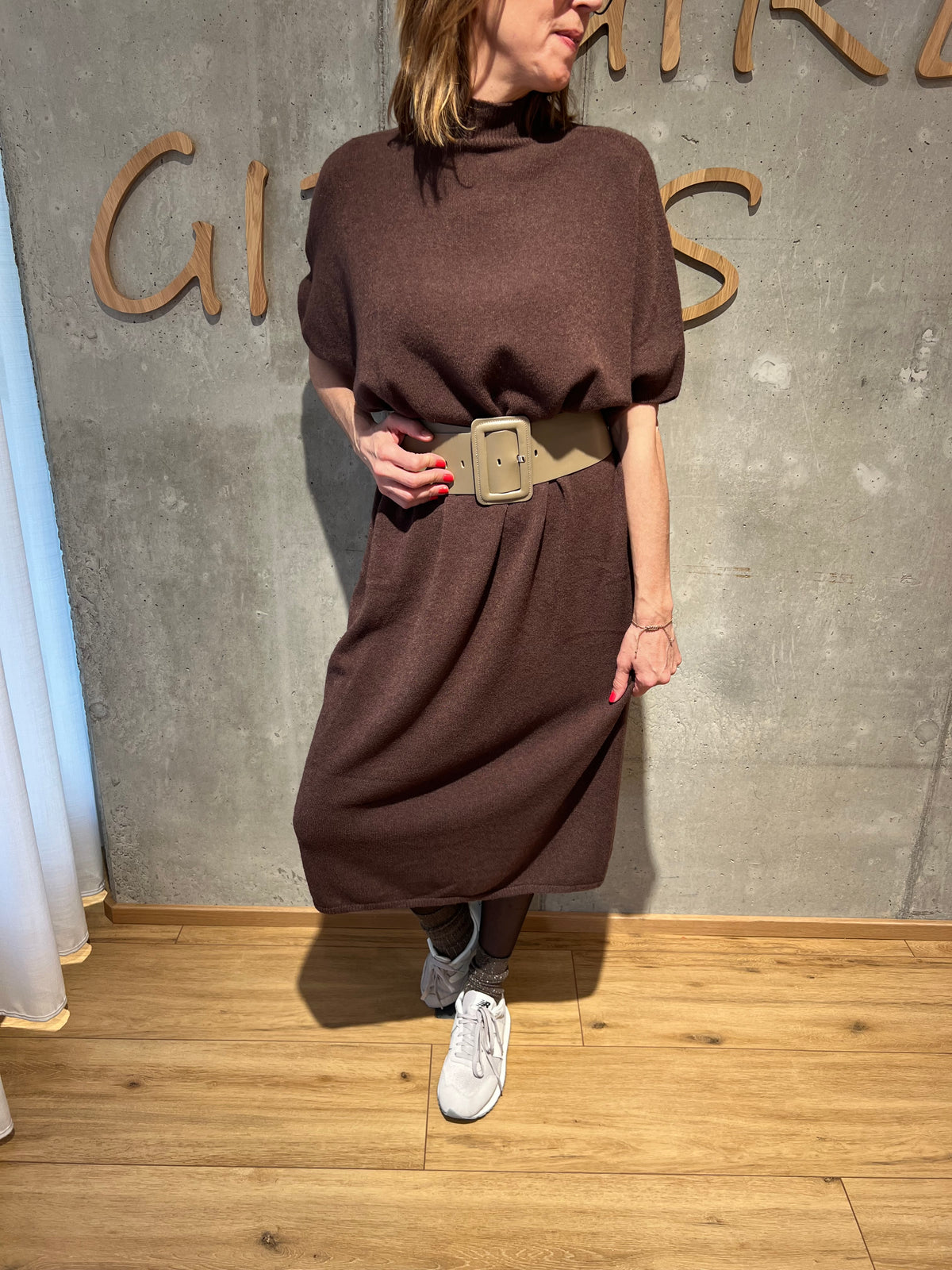 MG-Kleid "Mandy Stehkragen 1/2arm" - Versch. Farben